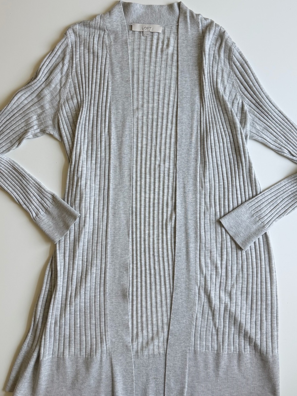 Loft Gray Cardigan - L